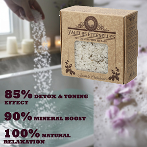 Sal de Baño Herbal de Celidón, Suministro a Granel, Cristales Minerales Marinos Puros, Producto para el Cuidado de la Piel, Fabricante de Letonia, UE, Marca Privada, OEM, ODM - Product Image 2