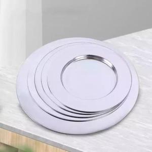 Gran oferta, bandeja de servicio g de acero inoxidable de calidad pemium con forma y tamaño personalizados, bandeja de servicio para hotel en casa Retro - Product Image 4