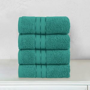 100% Turkish Cotton Bath Hand Towels Eco-friendly & <b>Super</b> Soft 16"x28" Quick-Dry Absorbent & Antimicrobial Washcloths - Product Image 1