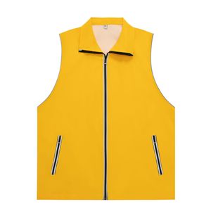 Chaleco de Seguridad Reflectante con Logotipo Personalizado para Voluntarios, Ropa de Trabajo Impermeable con Impresión, Chaleco Rojo para Personal de Supermercados y Calle - Product Image 1
