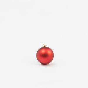 Adornos Navideños Rojos de Plástico, Juego de 3 Piezas, 12 cm de Diámetro, Bolas Decorativas para Árbol - Product Image 3