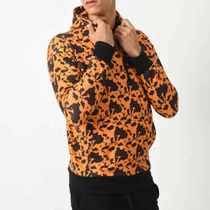 Sweat-shirts à capuche zippés pour hommes de haute qualité, meilleur design, 100% coton, impression gonflée d'automne, lavable, surdimensionné - Product Image 4