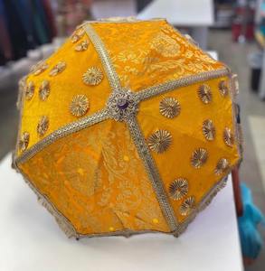 Gota flor paraguas decorativo boda Nikah decoración Haldi Mehndi colorido fiesta evento Diwali Festival decoración hogar jardín - Product Image 4