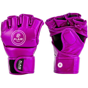 Gants de MMA professionnels unisexes en cuir PU à demi-doigts, grande taille, imperméables, extensibles, pour l'entraînement, avec impression couleur personnalisée, directement de l'usine - Product Image 3