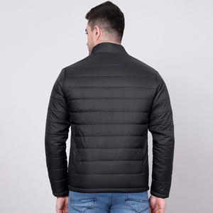Nardon Apparel Veste d'hiver longue et matelassée personnalisée pour hommes, veste décontractée de grande taille à capuche ultralégère et col montant - Product Image 2