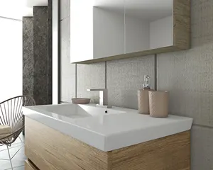 Hot sale Modern Design Europeu Fabricante Vaidade Do Banheiro para Mobília Do Banheiro Do Hotel com Torneira De Porcelana