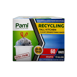 Sacs poubelles de cuisine à cordon PAMI de qualité supérieure, durables, pour recyclage, en vrac, qualité export, vente en gros - Product Image 2