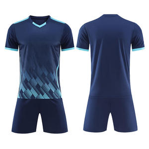 Uniforme de Fútbol Personalizado, Transpirable y Duradero, Conjunto de Camiseta y Pantalones Cortos Unisex con Servicio OEM para Entrenamientos, Partidos y Equipos Deportivos - Product Image 1