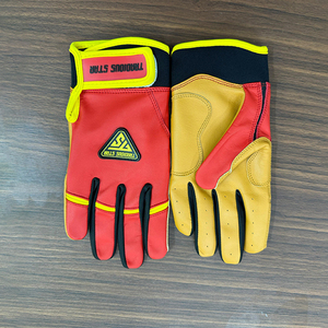 ถุงมือตีเบสบอลสำหรับผู้ชายถุงมือหนังเบสบอลออกแบบโลโก้ได้ตามต้องการ - Product Image 4