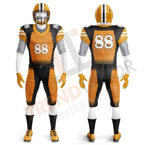 Uniformes de Fútbol Americano Juvenil Color Gris 2025, Camisetas de Sublimación OEM de Alta Calidad - Product Image 5