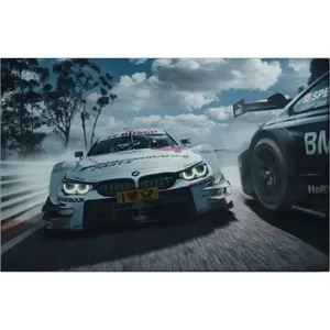 Impresión en Lienzo de Autos de Carreras BMW DTM de Fida en la Pista - Product Image 6