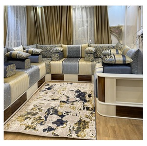 Sofá estilo Majlis árabe, diseño clásico, elegante conjunto para sala de estar, asientos de esquina de lujo, diseño que ahorra espacio - Product Image 1