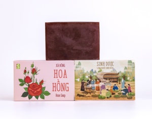 Jabón de Rosa Jabón de baño sólido orgánico a base de hierbas naturales Blanqueamiento Hidratante Antibacteriano Embalaje ecológico Vietnam - Product Image 1