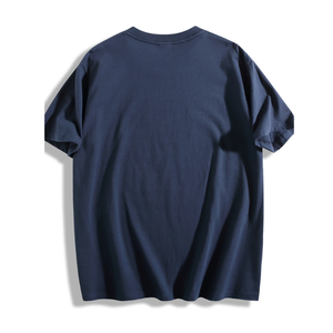 T-shirt en coton actif pour homme-Coupe ample, col rond, manches courtes, parfait pour un style de vie dynamique - Product Image 4