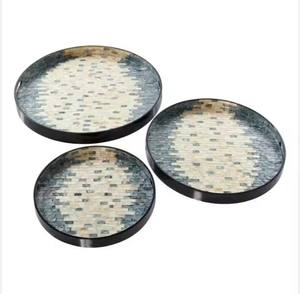 Latest Bone Inlay <b>Tray</b> Best Resin and Bone Inlay <b>Trays</b> for Serving <b>Trays</b> by HANNAN HANDICRAFT - Product Image 1