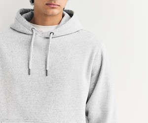 Sudadera con capucha de lana de algodón para mujer para traje de otoño Sudadera con capucha urbana de moda para estilo juvenil - Product Image 3