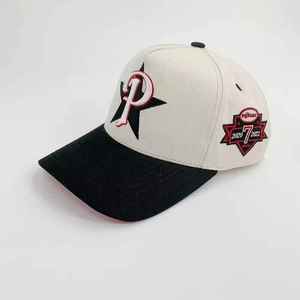 หมวกปัก5แผงกันน้ำระดับมืออาชีพสำหรับทีมและคลับพร้อมผ้าคอตตอนปัก3D ทนทานสวมใส่อย่างมีสไตล์สไตล์สปอร์ต - Product Image 5