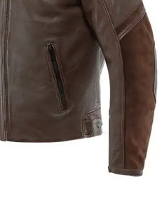 Nouveauté Veste de motard personnalisée Vêtements de sport en cuir de vachette avec design tendance Blouson de motard en cuir - Product Image 5