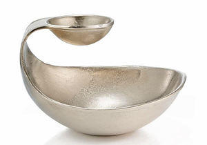 Bandeja de Servir de Acero Inoxidable con Tazón para Salsas, Bandeja Decorativa para Servir Aperitivos, Plato para Servir Aperitivos con Taza para Salsas - Product Image 3