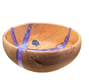 Ensemble de vaisselle bol alimentaire en bois en résine fournitures de cuisine et de maison bol à pâte en bois en résine résine finie plats et assiettes en bois bol - Product Image 1