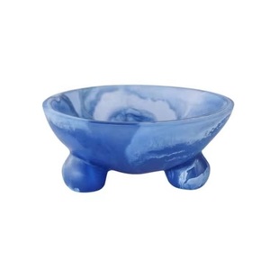 ชามเรซิ่นอีพ็อกซี่สีน้ำเงินทำมือ รูปทรงนางฟ้า สำหรับเสิร์ฟสลัด ตกแต่งบ้านและร้านอาหาร สำหรับโชว์อาหาร ของขวัญพิเศษช่วงคริสต์มาส - Product Image 2