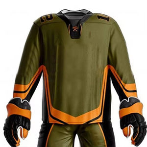 Uniforme de hockey sur glace pour hommes de qualité supérieure fabriqué au Pakistan, 100% polyester respirant, séchage rapide, ensembles de vêtements d'entraînement en gros - Product Image 2