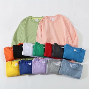 เสื้อสเวตเชิ้ตคอกลมโอเวอร์ไซส์ผ้าฝ้ายสำหรับผู้ชายและผู้หญิง แขนยาว พิมพ์ลายด้วยความร้อน เสื้อฮู้ดลายพิมพ์ฤดูหนาว - Product Image 4