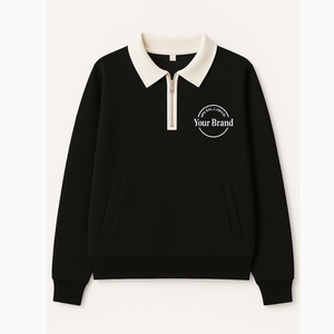 Women's Sweatshirt Modern Style Pullover Premium Fleece Streetwear <b>Bulk</b> Wholesale Factory Direct Oem Odm - Product Image 1