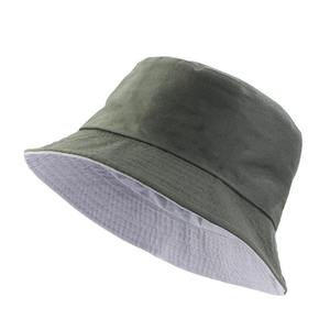 Chapeau seau en coton unisexe, protection solaire pliable d'été, Panama, large bord, couleur unie, style hip hop, protection UV pour la plage décontractée - Product Image 3