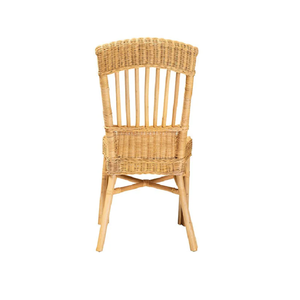 Chaise en rotin naturel de haute qualité, chaise de salle à manger antique bohème en rotin pour salle à manger, fabriquée par des artisans locaux du Vietnam - Product Image 3