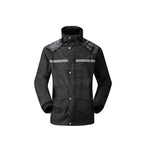 Survêtement coupe-vent actif pour homme avec coupe confortable Survêtement coupe-vent tendance pour homme avec détail réfléchissant - Product Image 2