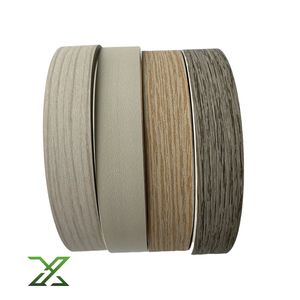 Cinta de Borde de PVC Autoadhesiva de Alta Calidad Qing Yang, Ecológica, para Muebles, Forma de U, Color Madera - Product Image 4