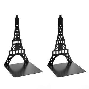 Serre-livres décoratifs en fer de conception de cerf robuste support de serre-livres en métal doré avec étagères bouchon de livre pour étagères - Product Image 5