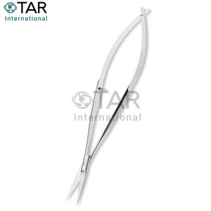 Castroviejo ล็อคเข็มสแตนเลสแบบโค้งอุปกรณ์ทางการแพทย์ที่มีความแม่นยำนำกลับมาใช้ใหม่ได้ - Product Image 3