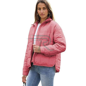 เสื้อแจ็คเก็ตพัฟเฟอร์หนาสำหรับผู้หญิงและผู้ชาย ผ้าโพลีเอสเตอร์ 100% ระบายอากาศได้ดี ปิดด้วยซิป มีกระเป๋าแบบจิงโจ้ คอเสื้อแบบคอกลม คุณภาพสูงสำหรับฤดูใบไม้ร่วง - Product Image 1