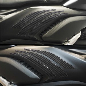 Adesivi 3D per Poggiapiedi Passeggero Compatibili con Yamaha Xmax 2023, Decalcomanie per Moto - Product Image 3