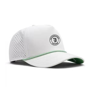 Casquette de golf de style sportif unisexe avec logo personnalisé OEM Snapback vintage en tissu imprimé de haute qualité pour hommes vêtements de rue imperméables - Product Image 4