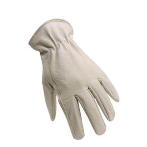 ถุงมือขับรถหนังวัวสำหรับผู้ชาย, ถุงมือหนังวัวสวมใส่สบายเหมาะสำหรับขับขี่กลางแจ้ง - Product Image 5