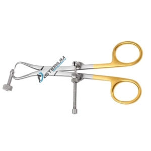 Small Bone Plate Holding Forceps with Integrated <b>Drill</b> <b>Guide</b> Orthopedic Reduction Instrument for Precision Fracture Fixation - Product Image 2