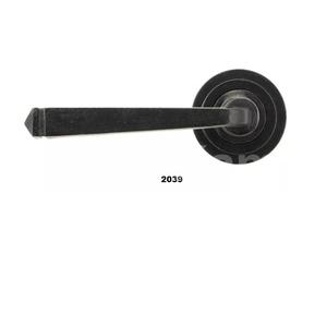 Manija de puerta de peltre plateado resistente de alta calidad, manija decorativa para el hogar, cocina, baño, Villa, uso de puerta - Product Image 5