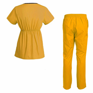 Fournisseur de gros Uniformes de gommage pour magasin de produits médicaux confortables, doux et lavables Ensembles de vêtements d'infirmière Vêtements d'allaitement Haut et pantalon - Product Image 4