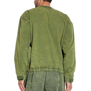 Sweat-shirt en coton délavé à l'acide pour hommes, meilleur prix, pour adultes, fabricant professionnel, sweat-shirts épais délavés à l'acide pour hommes 2026 - Product Image 5