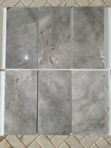 Baldosas de Mármol Gris Natural Puro, Tamaños Personalizados, Superficie Pulida, Baldosas Duraderas para Pisos y Decoración de Paredes - Product Image 5