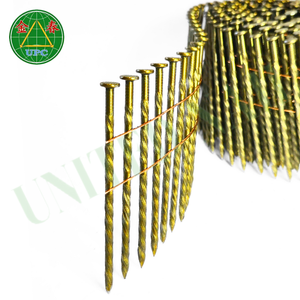 2 \ "X 0.099 Clous en Bobine d'Acier 9000 Pièces Pack Lisse/Anneau Shank Damier/Tête Plate Styles pour la Fabrication de Palettes Made Vietnam - Product Image 4