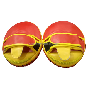 Coussin de mise au point de boxe en cuir avec rembourrage multicouche pour l'entraînement au combat Mma et mitaines de paume intérieure solides - Product Image 6