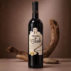 Mirador de Castilla, Vino Tinto Tempranillo, 100% Tempranillo, 13.13.5% ABV, Vino Tinto Español, 750 ml - Product Image 2