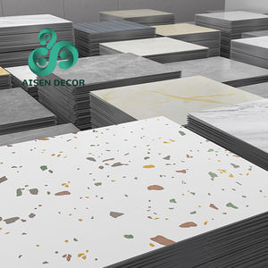 AISEN DECOR Décoration d'intérieur <span class=keywords><strong>Imitation</strong></span> Papier peint en vinyle auto-adhésif Marbre Film PVC pour sol Carrelage de sol pour appartement <span class=keywords><strong>Autocollant</strong></span> - Product Image 5