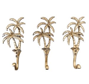 Crochet mural en laiton de haute qualité avec conception de noeud de ruban finition antique polyvalent pour l'utilisation de vêtements de décoration de bureau à domicile - Product Image 6