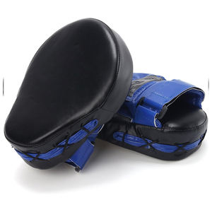 นวมฝึกต่อยมวยหนังวัวแท้ yblack Winning Focus mitts นวมฝึกชกมวยนุ่มทำจากหนังวัวแท้ดีไซน์ใหม่ - Product Image 3