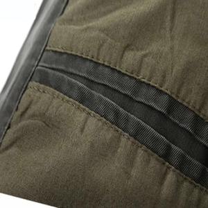 Veste en jean sur mesure pour homme, veste bomber en denim formelle d'hiver, coupe-vent, cuir uni - Product Image 3